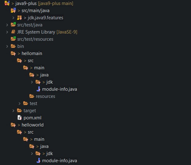 project jigsaw w Java 9